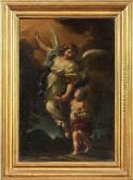 Angelo Custode Oil Painting by Luca Giordano