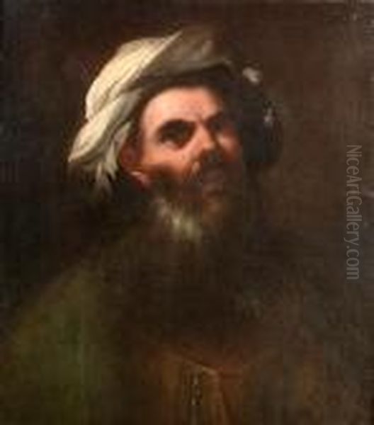 Study Of A Philosopher Oil Painting by Luca Giordano