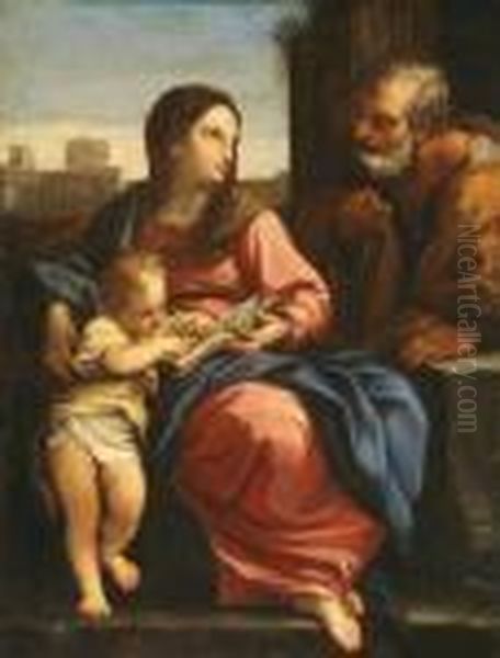 The Holy Family Oil Painting by Luca Giordano