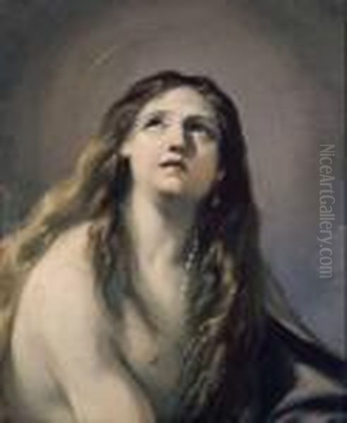 Maddalena Oil Painting by Luca Giordano