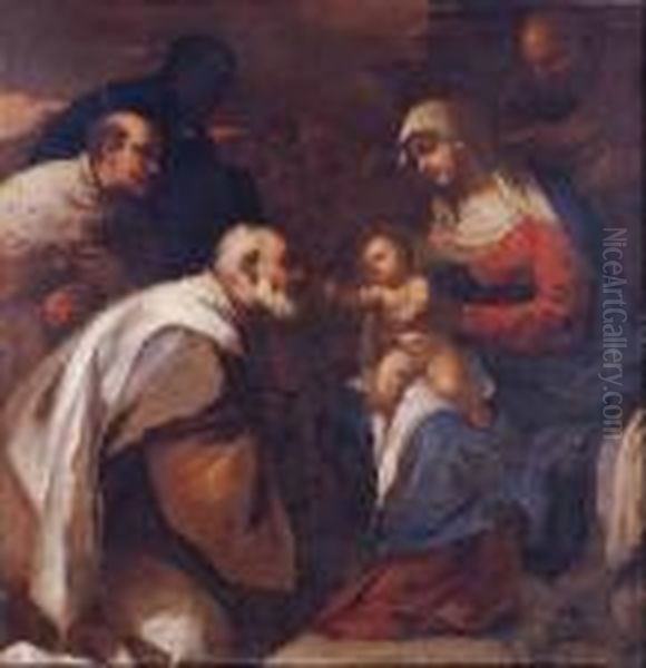 L'adorazione Dei Magi Oil Painting by Luca Giordano