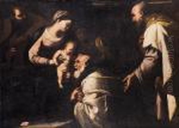 The Adoration Of The Magi Oil Painting by Luca Giordano