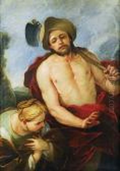 Noli Me Tangere Oil Painting by Luca Giordano