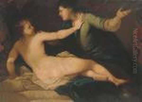 The Rape Of Lucretia Oil Painting by Luca Giordano