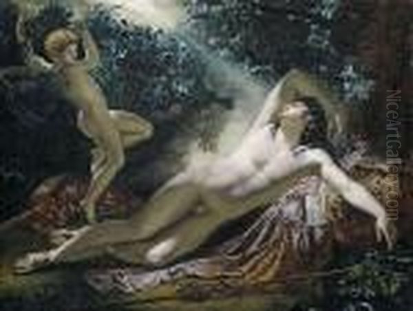 Endymion Asleep Oil Painting by Anne-Louis Girodet de Roucy-Triosson