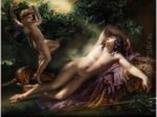 Der Schlafende Endymion Oil Painting by Anne-Louis Girodet de Roucy-Triosson