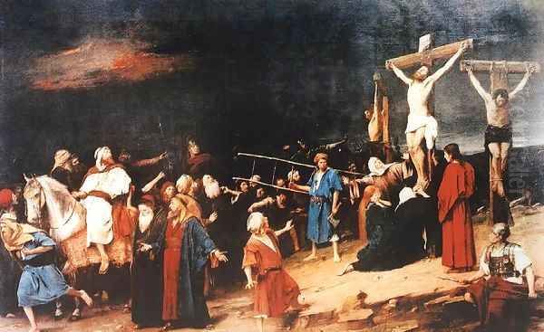 Golgotha 1884 Oil Painting by Mihaly Munkacsy