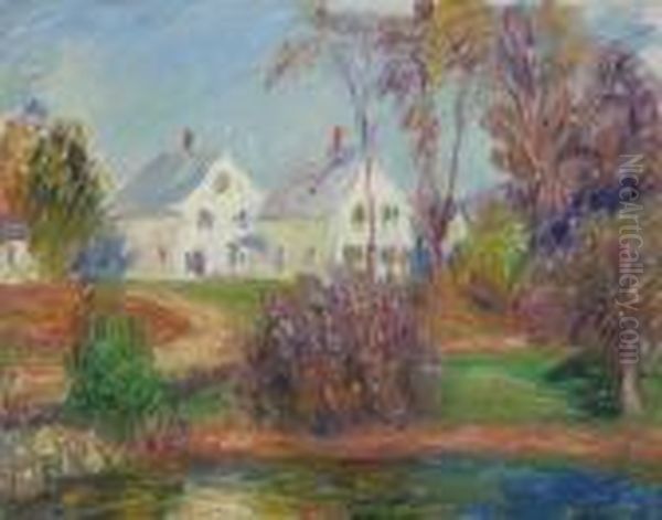 New Hampshire Boarding House Oil Painting by William Glackens