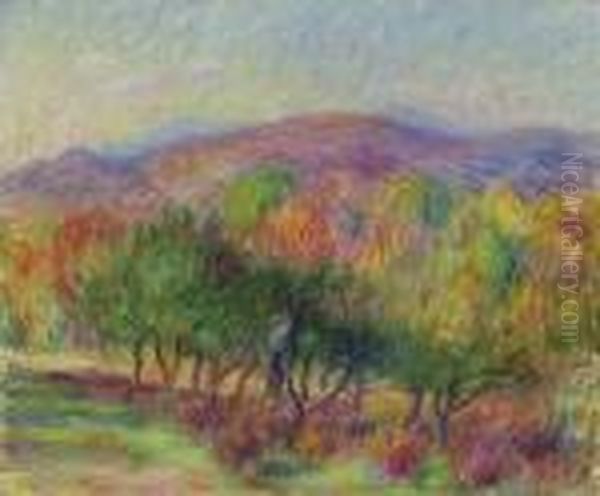 Apple Trees, Conway Oil Painting by William Glackens