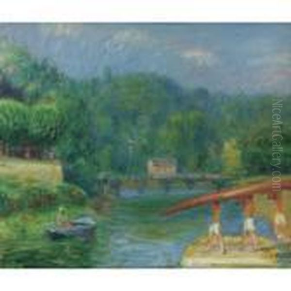 Shell Adam Isle Oil Painting by William Glackens