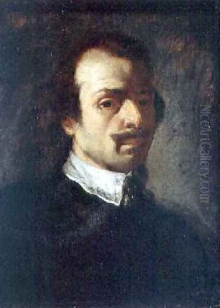 Self Portrait Oil Painting by Pier Francesco Mola