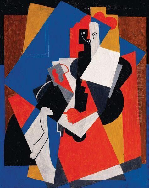 Composition Oil Painting by Albert Gleizes