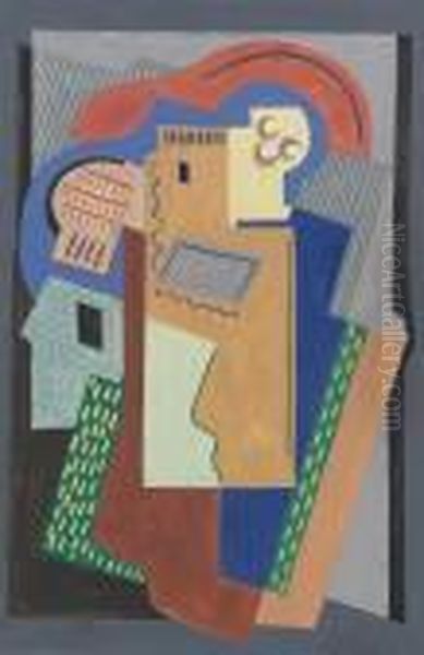 Composition Oil Painting by Albert Gleizes