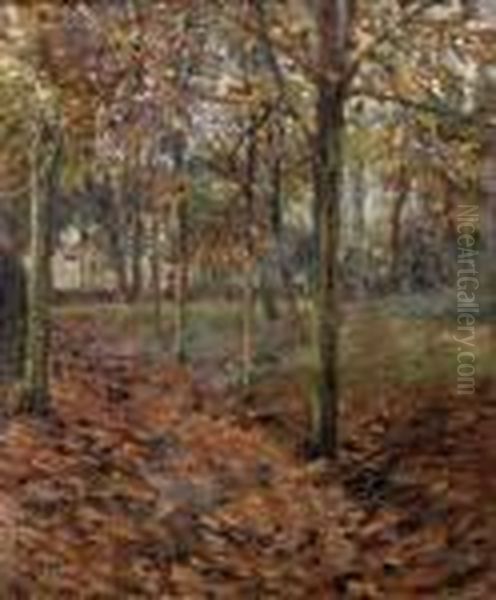 Sous-bois A L'automne Oil Painting by Albert Gleizes