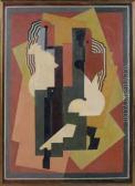 Deux Nus Oil Painting by Albert Gleizes