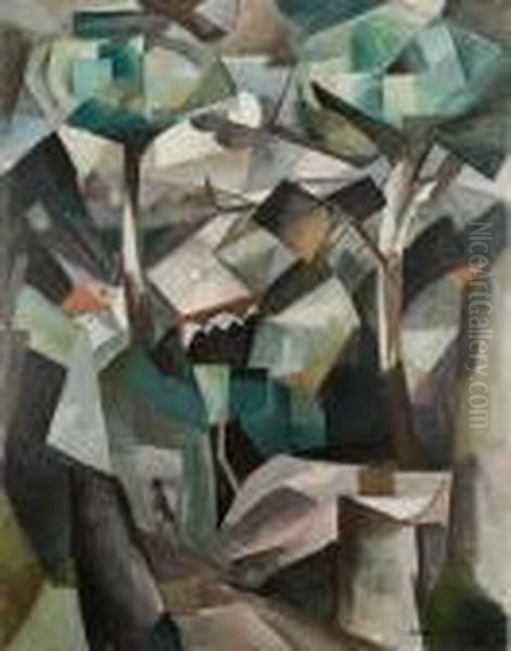 Le Chemin (meudon) Oil Painting by Albert Gleizes