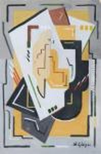 Composition A L'etoile Oil Painting by Albert Gleizes