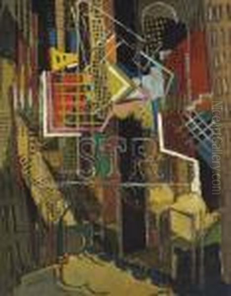 New York Oil Painting by Albert Gleizes