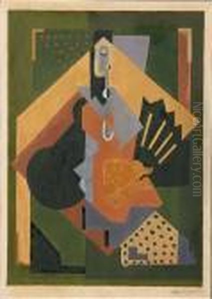 Composition Oil Painting by Albert Gleizes