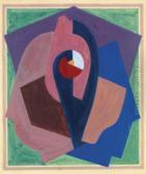 Composition Oil Painting by Albert Gleizes