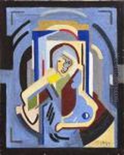 Composition Cubiste Oil Painting by Albert Gleizes