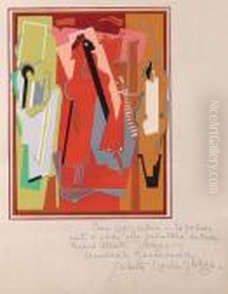 Composition Oil Painting by Albert Gleizes