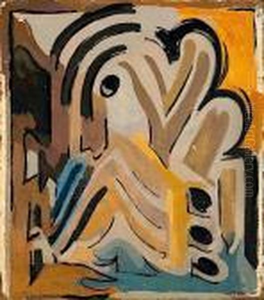 Composition En Gris Oil Painting by Albert Gleizes