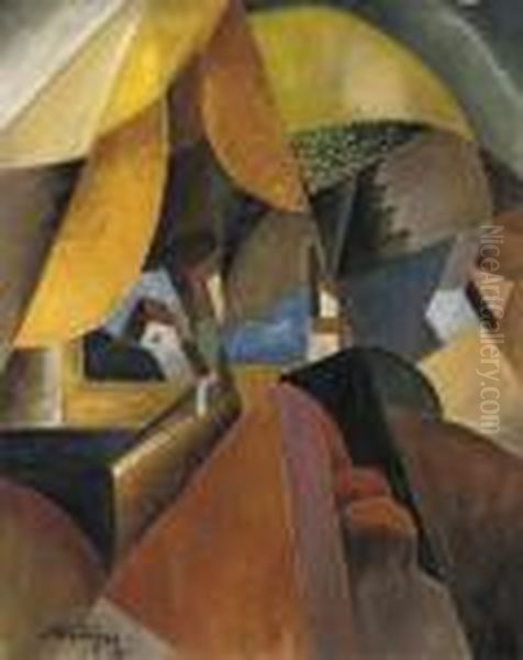 Paysage De Toul Oil Painting by Albert Gleizes