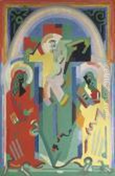 Crucifixion Oil Painting by Albert Gleizes