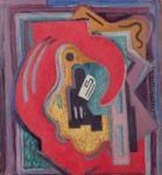 Composition, Circa 1927 Oil Painting by Albert Gleizes