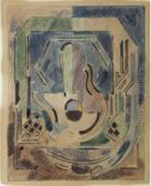 Composition Oil Painting by Albert Gleizes