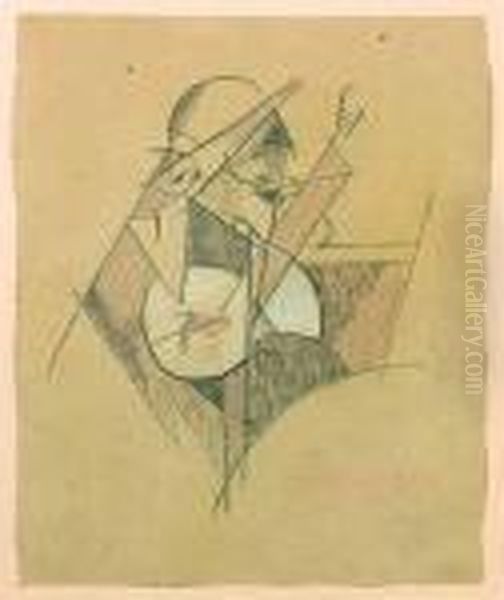 Etude Pour Jazz Oil Painting by Albert Gleizes