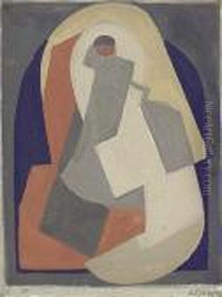 Composition Oil Painting by Albert Gleizes