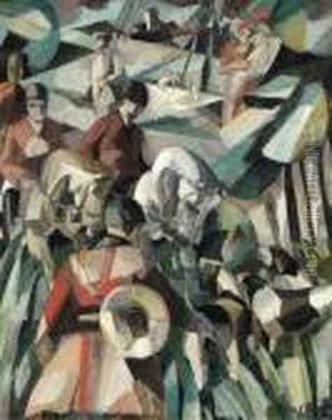 La Chasse Oil Painting by Albert Gleizes