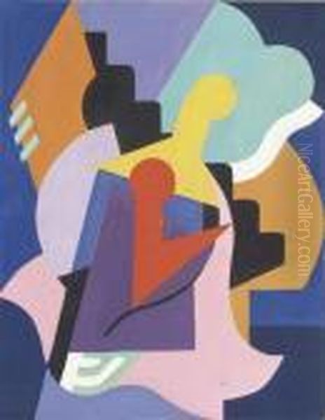 Composition Oil Painting by Albert Gleizes