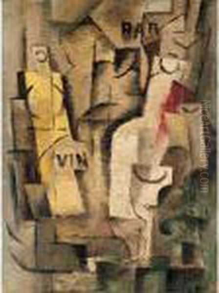 Composition Cubiste Oil Painting by Albert Gleizes