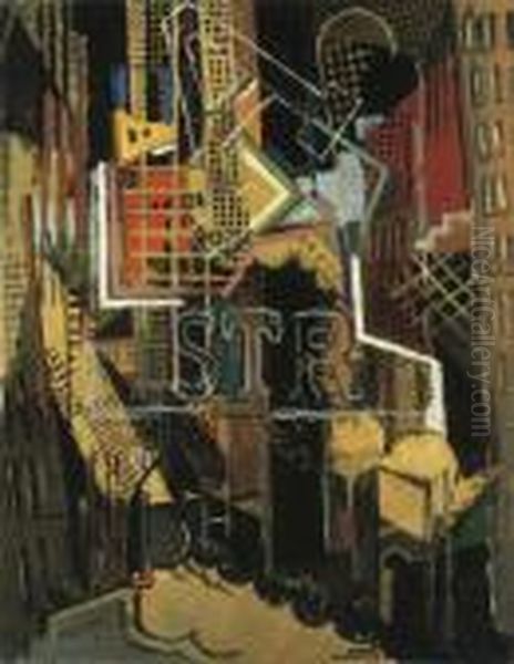 New York Oil Painting by Albert Gleizes