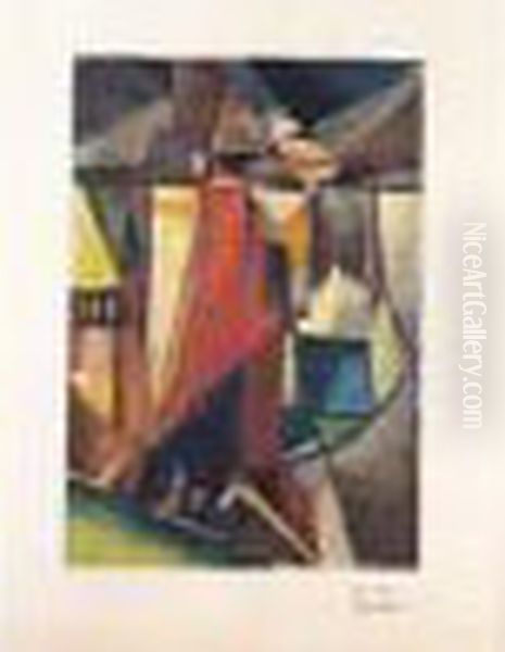 Composition Cubiste Oil Painting by Albert Gleizes