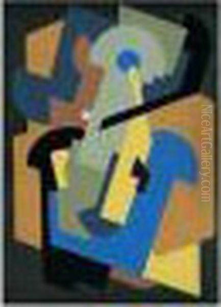 Composition, Circa 1922-1927 Oil Painting by Albert Gleizes