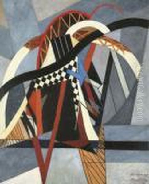 Brooklyn Bridge Oil Painting by Albert Gleizes