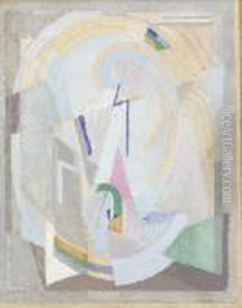 Composition Oil Painting by Albert Gleizes