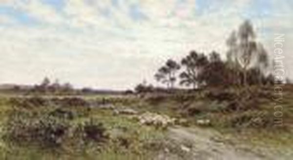 Midhurst Common, Sussex Oil Painting by Alfred Augustus Glendening