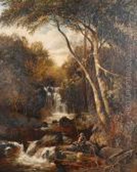 The Fisherman Oil Painting by Alfred Augustus Glendening