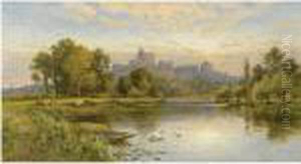 The Thames At Windsor Oil Painting by Alfred Augustus Glendening