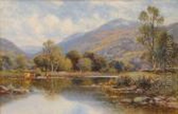 Rural Views Oil Painting by Alfred Augustus Glendening