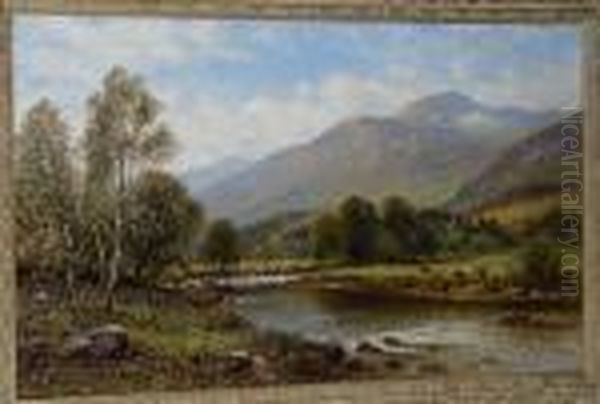 Near Capel Curig Oil Painting by Alfred Augustus Glendening