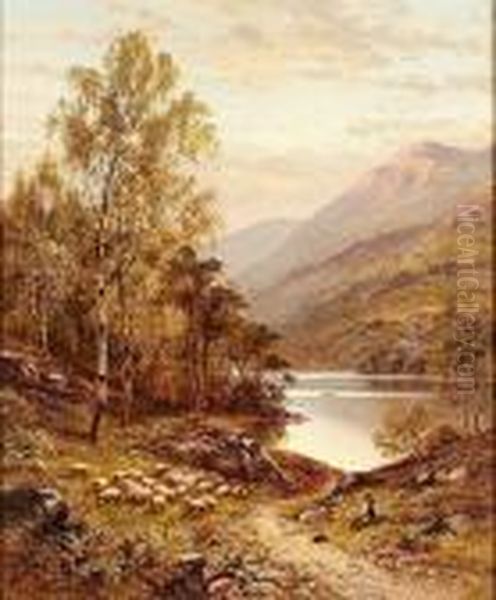 A View In Cumberland Oil Painting by Alfred Augustus Glendening