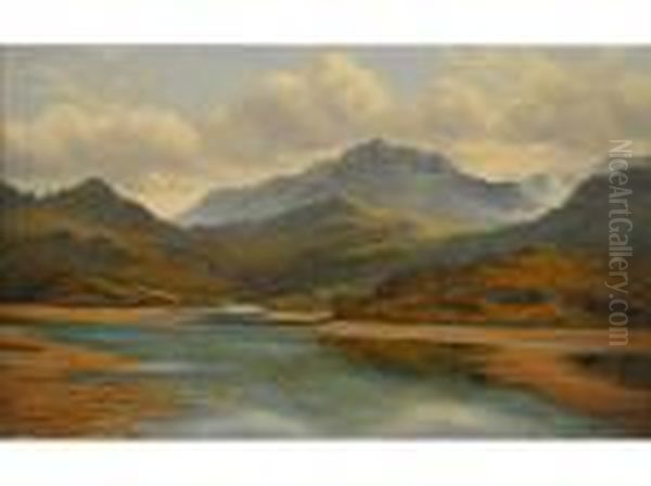 Scottish Loch Oil Painting by John Glover