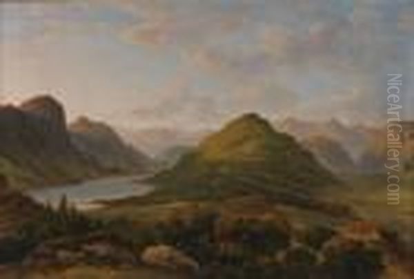 Leathe's Water Oil Painting by John Glover