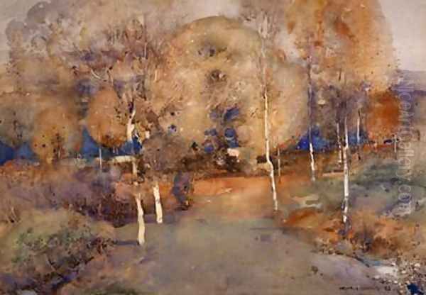 Autumn Loch Lomond 1893 Oil Painting by Arthur Melville